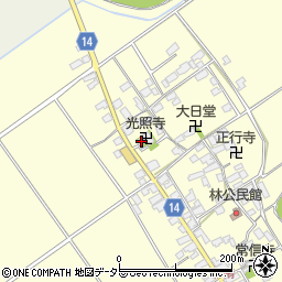 滋賀県蒲生郡竜王町林795周辺の地図