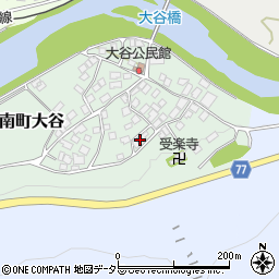 兵庫県丹波市山南町大谷89周辺の地図