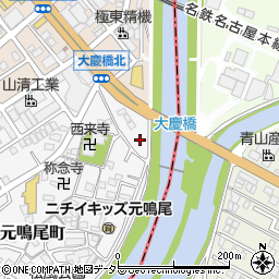 愛知県名古屋市南区元鳴尾町456周辺の地図