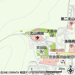ヤマザキＹショップ北山病院店周辺の地図