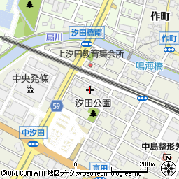 愛知県名古屋市緑区鳴海町上汐田167周辺の地図