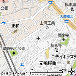 愛知県名古屋市南区元鳴尾町30周辺の地図