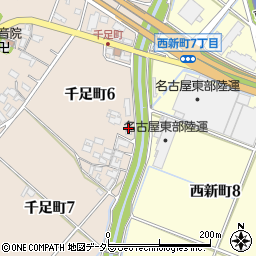 クリタ分析センター名古屋事業所周辺の地図