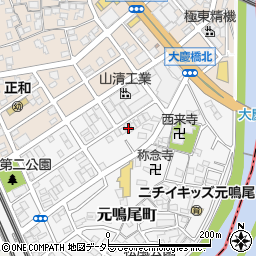 愛知県名古屋市南区元鳴尾町60周辺の地図