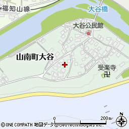 兵庫県丹波市山南町大谷111周辺の地図