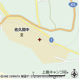 静岡県浜松市天竜区佐久間町中部683周辺の地図