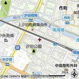 愛知県名古屋市緑区鳴海町上汐田153周辺の地図