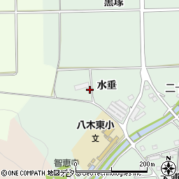 京都府南丹市八木町青戸水垂周辺の地図