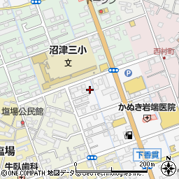 茶話本舗静岡 デイサービス下香貫の家周辺の地図