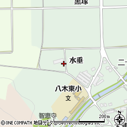 京都府南丹市八木町青戸（水垂）周辺の地図
