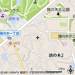 愛知県名古屋市緑区諸の木2丁目116周辺の地図