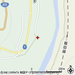 静岡県浜松市天竜区佐久間町中部139-6周辺の地図