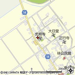 滋賀県蒲生郡竜王町林797周辺の地図