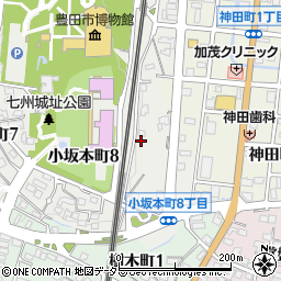 愛知県豊田市小坂本町8丁目36周辺の地図