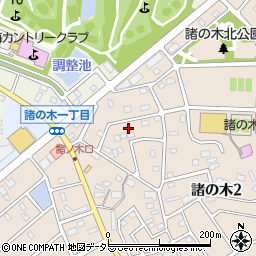 愛知県名古屋市緑区諸の木2丁目105周辺の地図