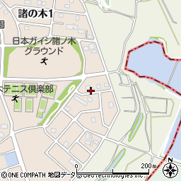 愛知県名古屋市緑区諸の木2丁目617周辺の地図