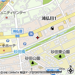 町家カフェ 太郎茶屋鎌倉 名古屋緑店周辺の地図