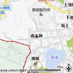 愛知県東郷町（愛知郡）春木（南天神）周辺の地図