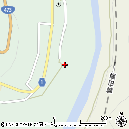 静岡県浜松市天竜区佐久間町中部139-7周辺の地図