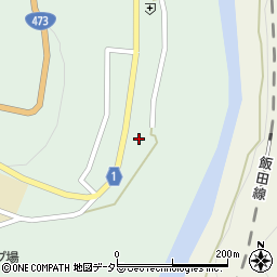 静岡県浜松市天竜区佐久間町中部139-2周辺の地図