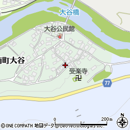 兵庫県丹波市山南町大谷88周辺の地図