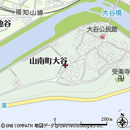 兵庫県丹波市山南町大谷120周辺の地図