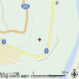 静岡県浜松市天竜区佐久間町中部191-2周辺の地図