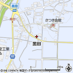 兵庫県丹波篠山市黒田442周辺の地図
