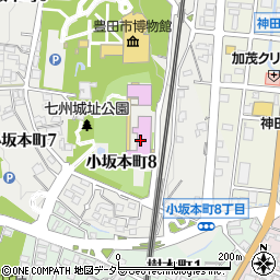 豊田市美術館周辺の地図