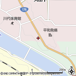 兵庫県丹波篠山市大山下385周辺の地図