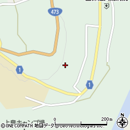 静岡県浜松市天竜区佐久間町中部322周辺の地図