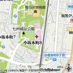 豊田市美術館周辺の地図
