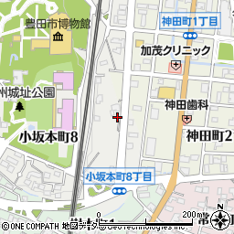 愛知県豊田市小坂本町8丁目37周辺の地図