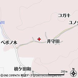愛知県豊田市幸海町酒呑ユノクゴ周辺の地図