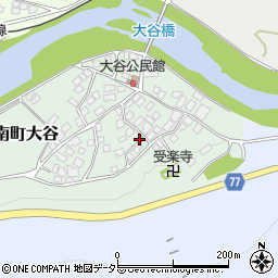 兵庫県丹波市山南町大谷90周辺の地図