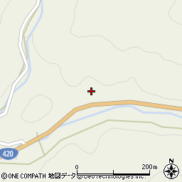 愛知県豊田市阿蔵町（池田）周辺の地図