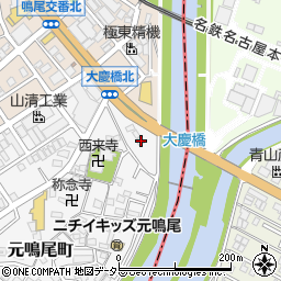 愛知県名古屋市南区元鳴尾町449周辺の地図