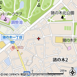 愛知県名古屋市緑区諸の木2丁目109周辺の地図