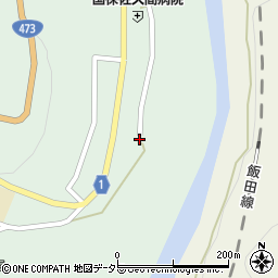静岡県浜松市天竜区佐久間町中部136周辺の地図