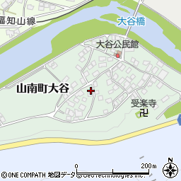 兵庫県丹波市山南町大谷109周辺の地図