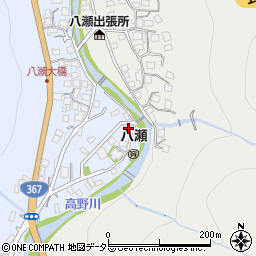 京都府京都市左京区八瀬近衛町378周辺の地図