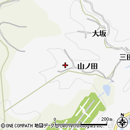 愛知県豊田市穂積町山ノ田周辺の地図