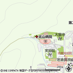 京都府京都市左京区岩倉上蔵町303周辺の地図