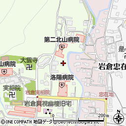 京都府京都市左京区岩倉上蔵町159周辺の地図