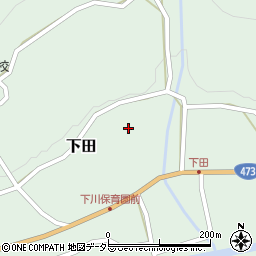 愛知県北設楽郡東栄町下田親所周辺の地図