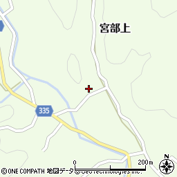 岡山県津山市宮部上312周辺の地図