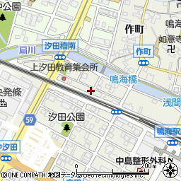 愛知県名古屋市緑区鳴海町上汐田461周辺の地図