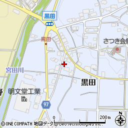 兵庫県丹波篠山市黒田480周辺の地図