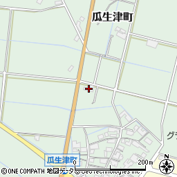 滋賀県東近江市瓜生津町2516周辺の地図