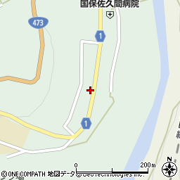静岡県浜松市天竜区佐久間町中部197周辺の地図